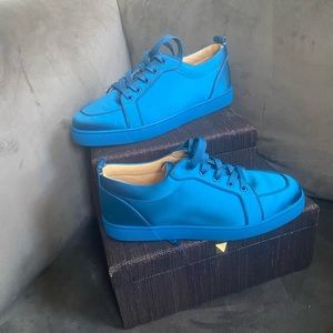 Blue Christian Louboutin rantulow sneakers